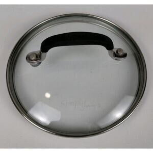 Simply Calphalon Glass Lid - Black Handle 5.6" Inner 6" Outer Rim